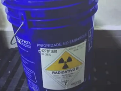 Blindagem de material radioativo furtado em SP é localizada