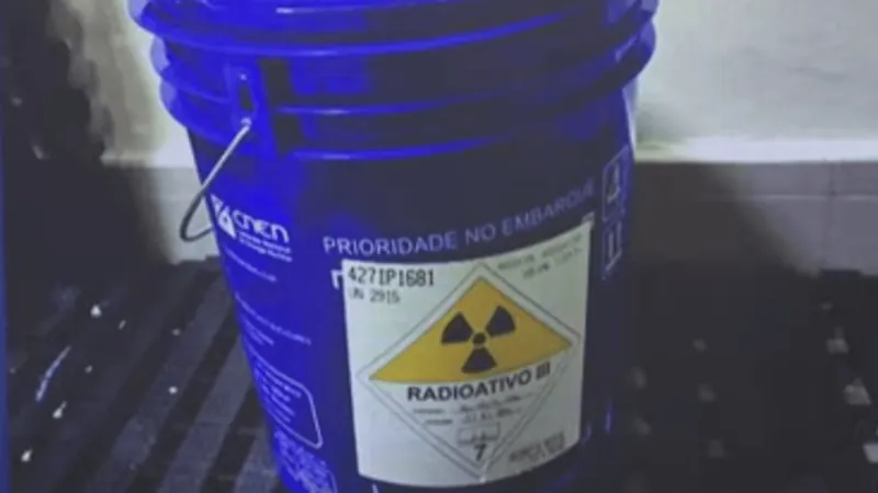 Local onde material radioativo furtado foi encontrado não sofreu contaminação