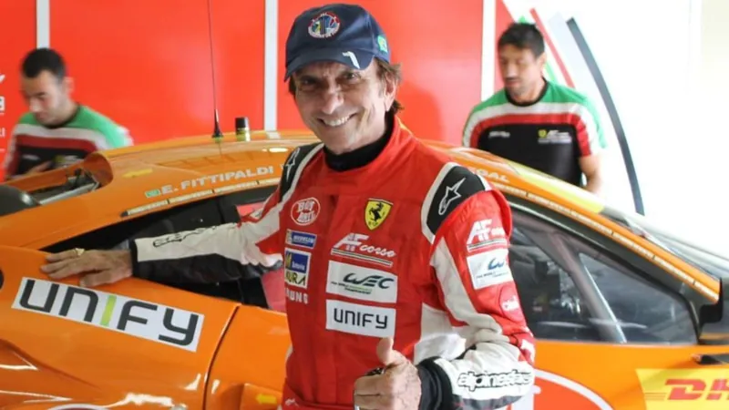 Emerson Fittipaldi disputou as 6 Horas de SP pela Ferrari aos 67 anos; relembre