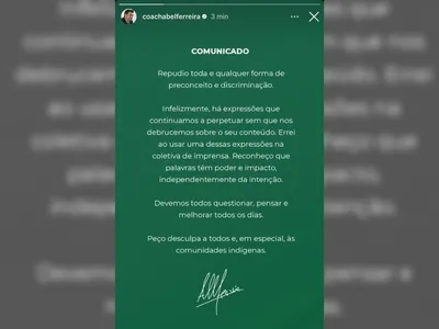 Abel, do Palmeiras, se desculpa após fala xenofóbica; confira nota