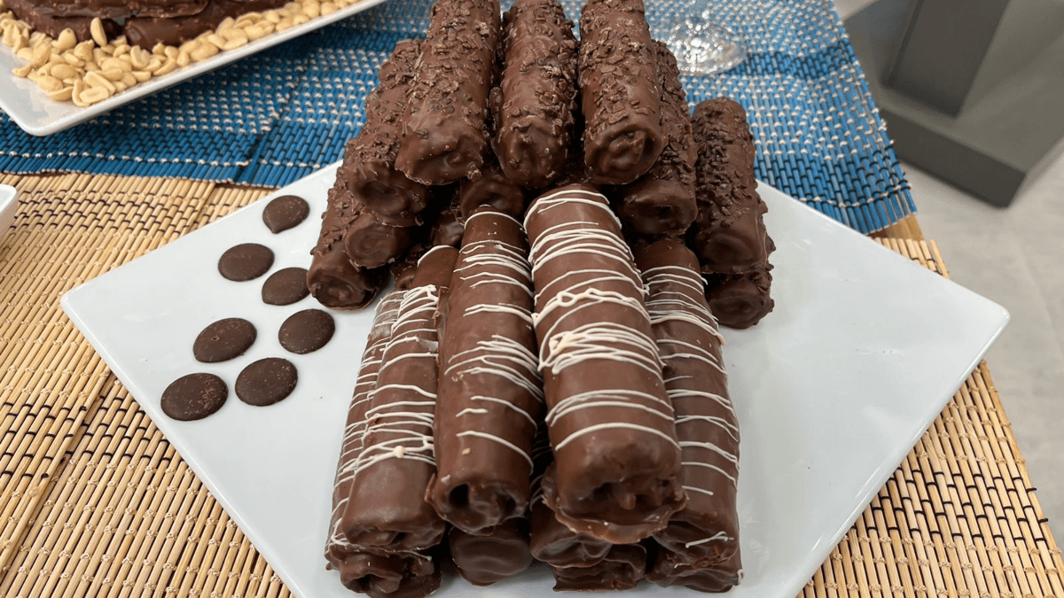 Cannoli de pão com doce de leite | Band Receitas