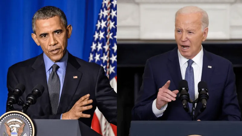 Obama mostra receio com candidatura de Biden à reeleição à presidência dos EUA