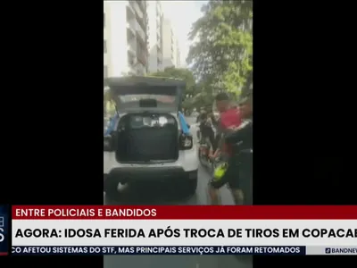 Idosa de 71 anos fica ferida após tiroteio no Rio; criminoso portava uma granada