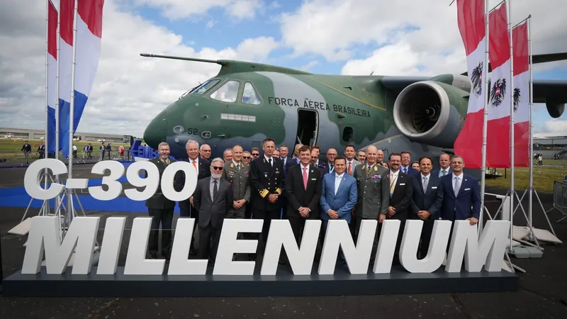 Holanda e Áustria firmam compra de aeronaves C-390 Millennium da Embraer