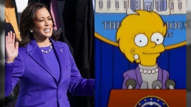 Simpsons previu Kamala Harris como presidente dos EUA?