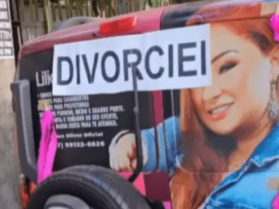 Mulher faz carreata para comemorar divórcio em Minas Gerais