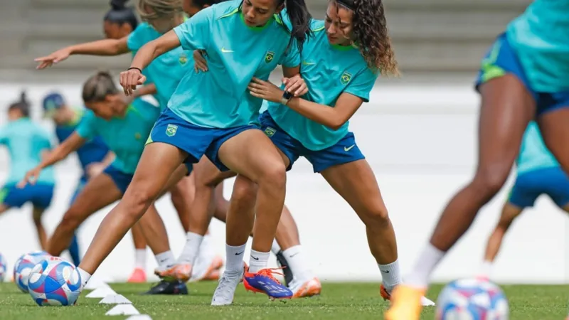 Brasil terá mais dois treinos antes da estreia do futebol feminino em Paris-2024