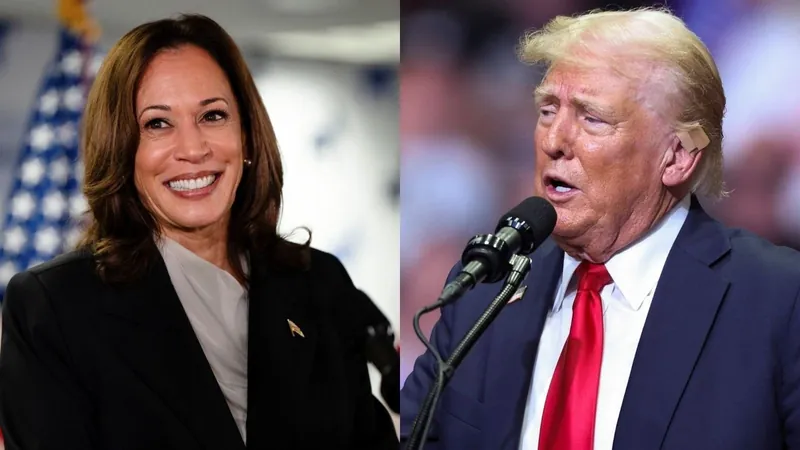 Pesquisa da Reuters mostra Kamala Harris à frente de Trump