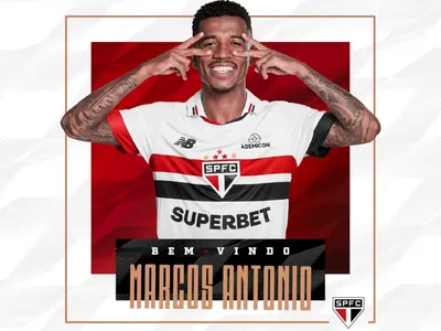 São Paulo anuncia a contratação do meio-campista Marcos Antonio