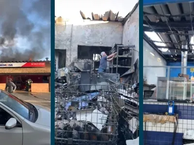 Incêndio destrói pizzaria na Vila Mimosa, em Campinas