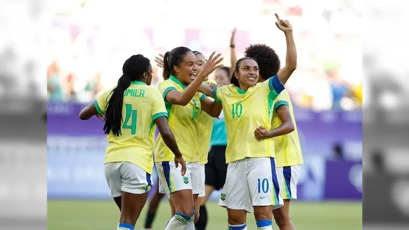 Com golaço de Gabi Nunes, Brasil vence na estreia do futebol