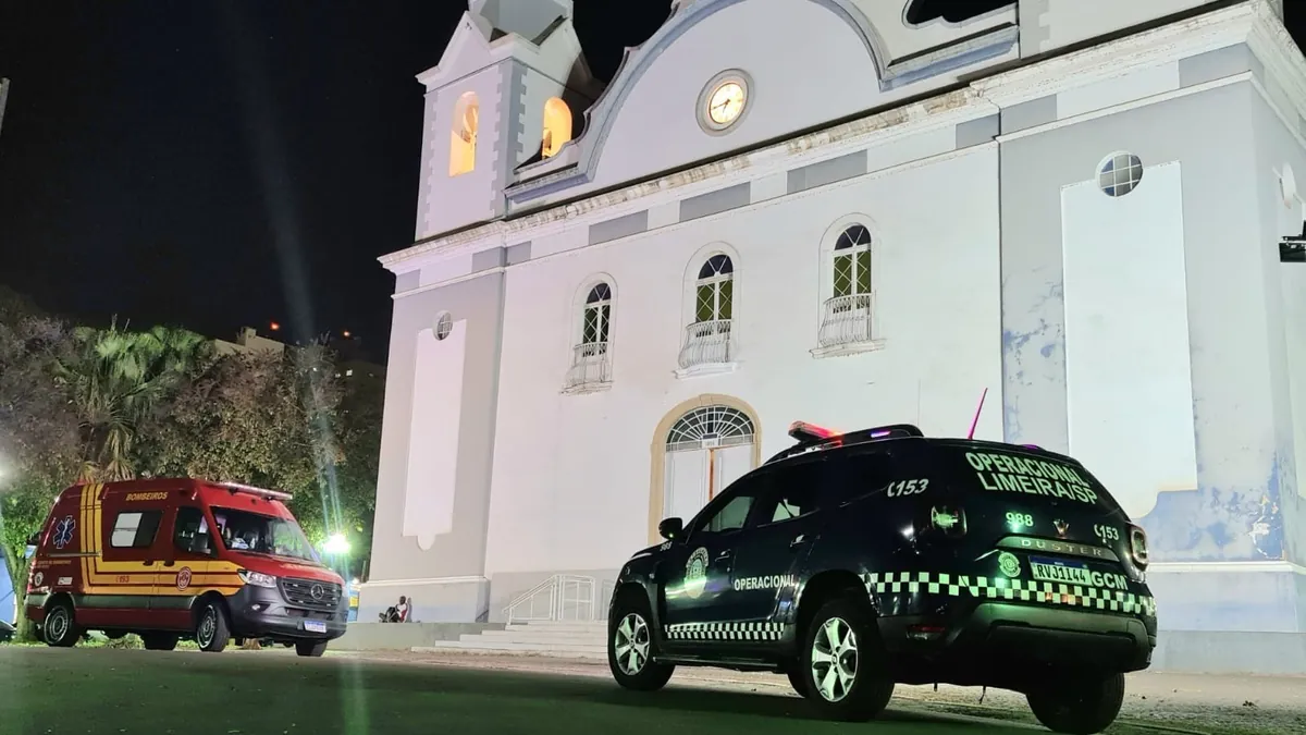 Homem em surto ataca guardas civis e bombeiros em igreja de Limeira e é baleado