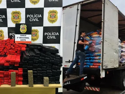 Polícia apreende 300 kg de drogas escondidas em carga de ração em São Paulo