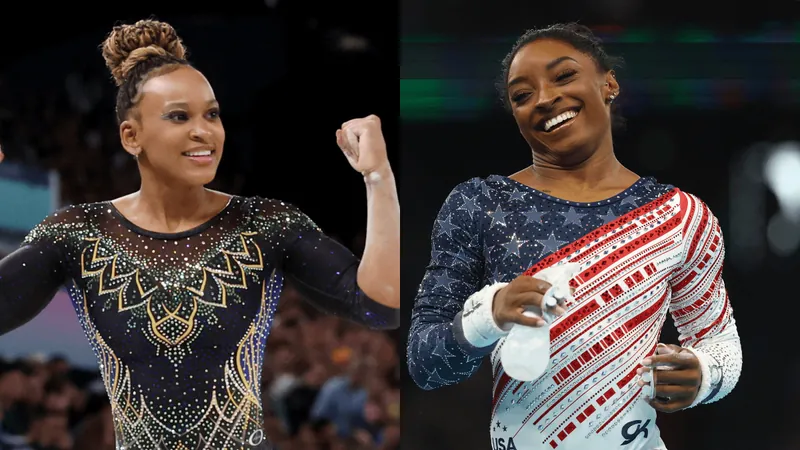 Rebeca Andrade x Simone Biles: quem foi melhor na final por equipes da ginástica