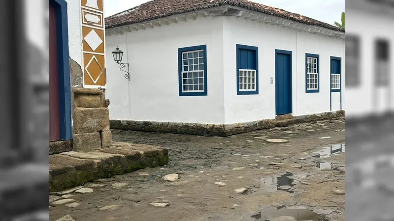 Após limpeza das ruas de Paraty, moradores se preocupam com destino do esgoto