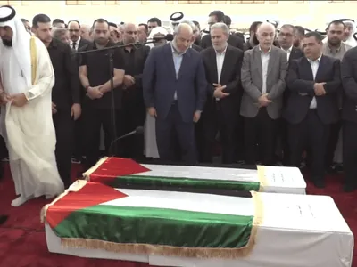 Catar realiza funeral de chefe do Hamas morto no Irã após bombardeio de Israel