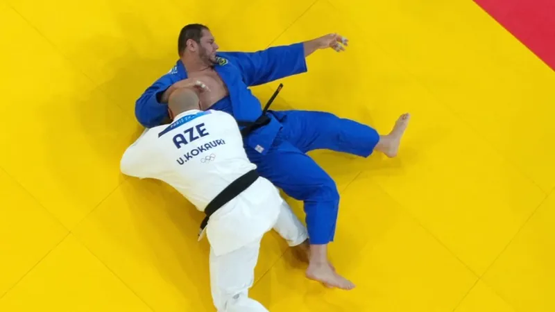 Em última Olimpíada, Baby é eliminado na estreia por judoca do Azerbaijão