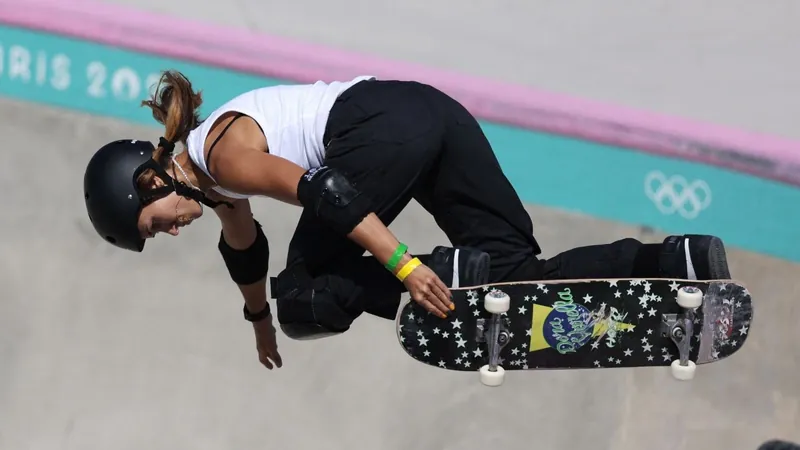 Dora fica em 4º na final do Skate Park, melhor resultado do Brasil em Olimpíadas