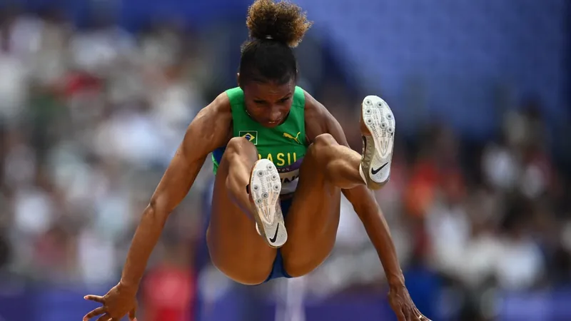 Brasileiras ficam fora de final do salto em distância na Olimpíada de 2024