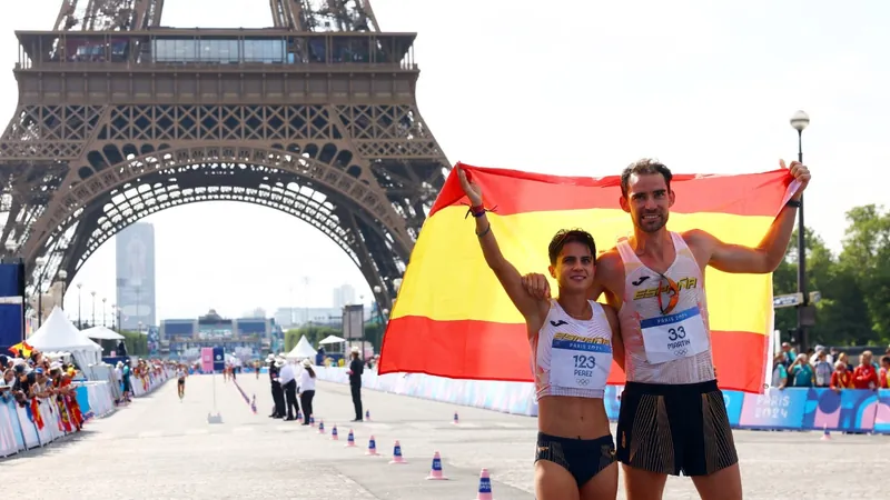 Espanha é primeira campeã olímpica do revezamento misto da marcha atlética