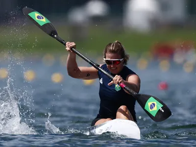 Ana Paula Vergutz é eliminada nas semifinais da canoagem em Paris-2024