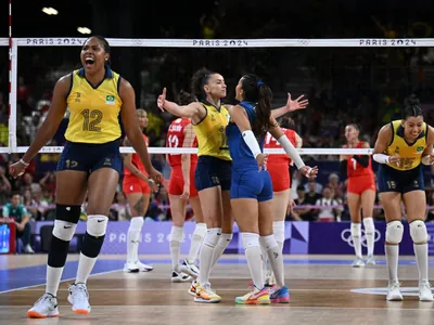 Brasil vence a Turquia por 3 a 1 e conquista o bronze no vôlei feminino em Paris