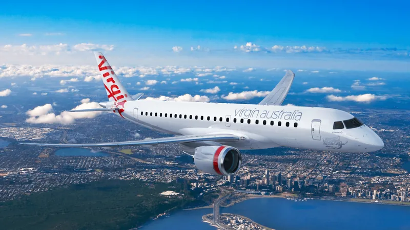 Embraer anuncia venda de 8 jatos E190-E2 para Virgin Austrália