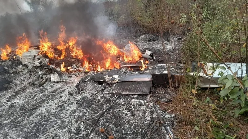 Avião cai em Mato Grosso e deixa cinco mortos