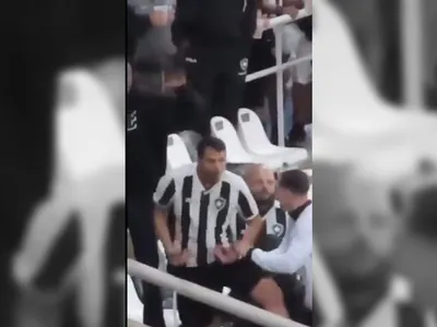 Botafogo localiza e decide banir torcedor que fez gestos racistas a palmeirenses