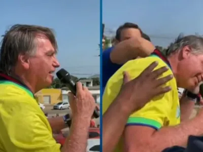 VÍDEO: Bolsonaro é atacado por abelhas e encerra discurso em comício no RN