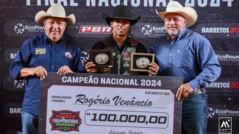 Peão mato-grossense Rogério Venâncio é o campeão nacional da PBR Brazil