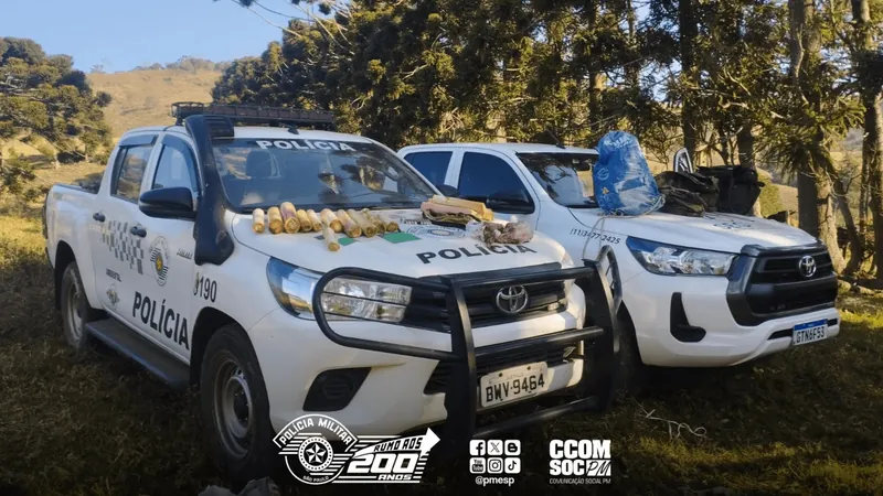 Operação apreende caçador e materiais ilegais no Parque Estadual em Cunha