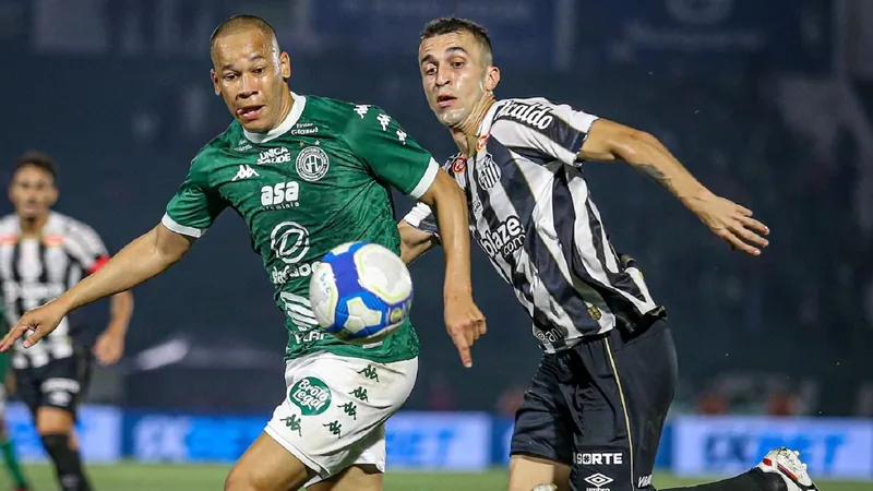 Santos cede empate ao Guarani e desperdiça chance de voltar à liderança da Série B