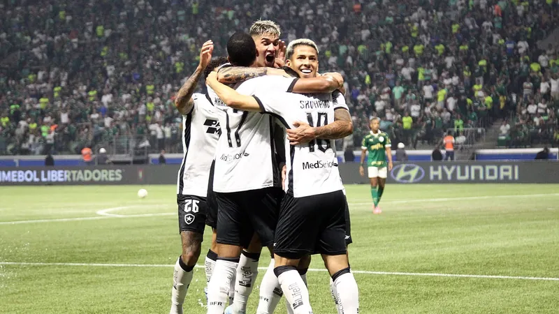 Palmeiras busca empate em final emocionante, mas Botafogo avança na Libertadores