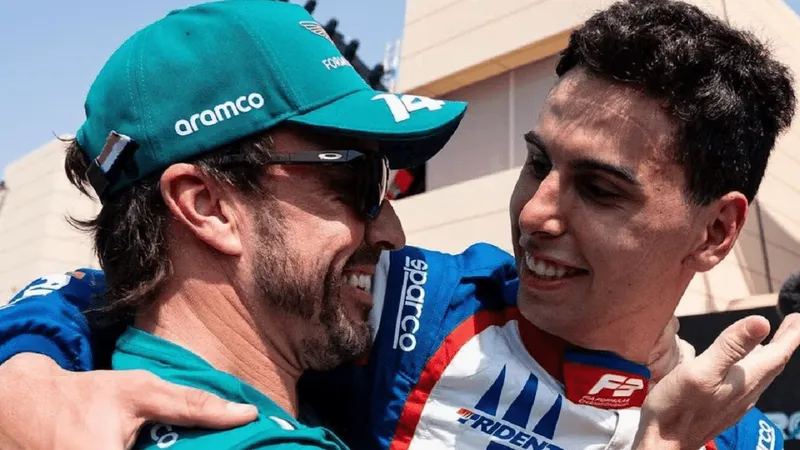 Fernando Alonso exalta talento do "novato puro" Bortoleto em busca por vaga na Fórmula 1