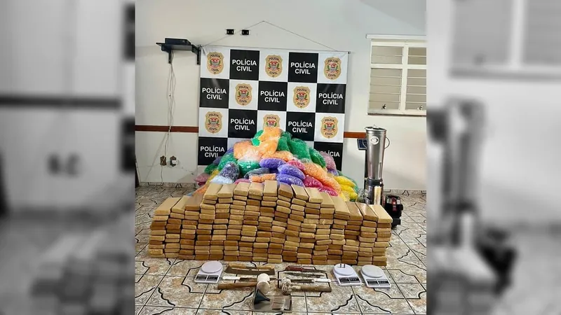 Polícia Civil apreende cerca de 200 quilos de maconha em Sorocaba