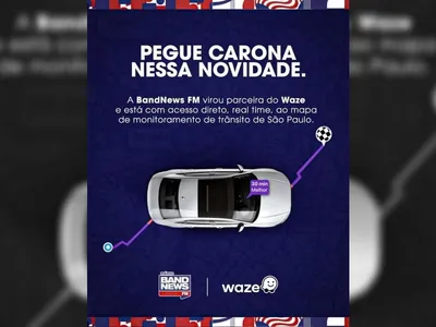 Parceria BandNews FM e Waze completa dois meses