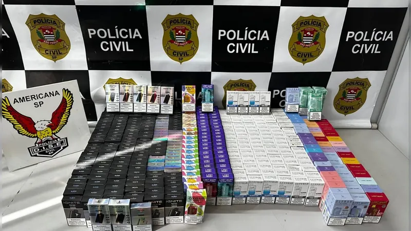 Polícia de Americana apreende cigarros eletrônicos vindos do Paraguai