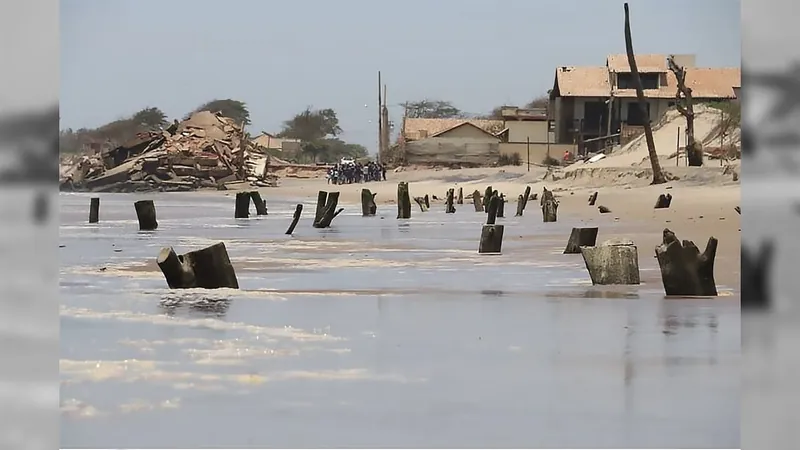 Mar deve subir até 21 cm em Atafona, São João da Barra, até 2050, aponta ONU