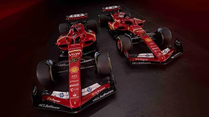 Jogo dos sete erros? Ferrari muda detalhe em pintura para "celebrar fibra de carbono" na Itália