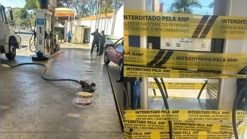 Posto de combustíveis no Centro de Indaiatuba é interditado pela ANP