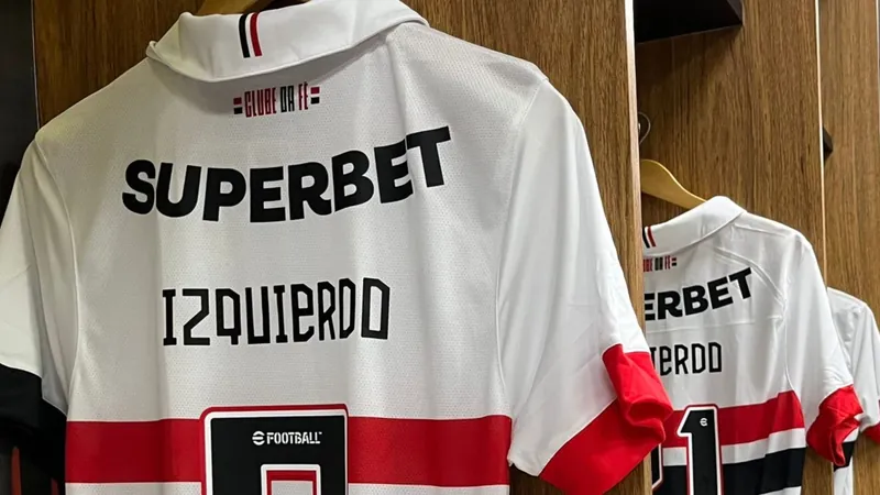 São Paulo vai usar camisas com o nome de Izquierdo na Copa do Brasil