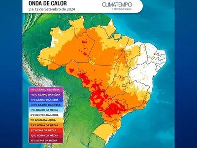 Onda de calor predomina em SP e ar seco se espalha pelo país