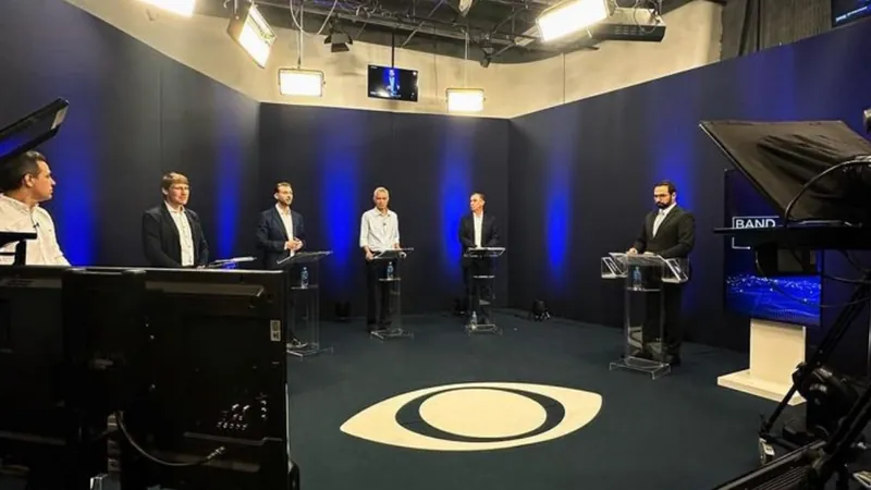 Cinco candidatos à prefeitura de Araçatuba participaram do debate na Band Paulista