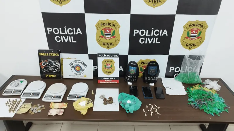 Homem é preso durante operação da Polícia Civil em Pindamonhangaba