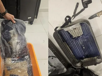 Belga é preso em Viracopos com 3kg de cocaína escondidos na mala