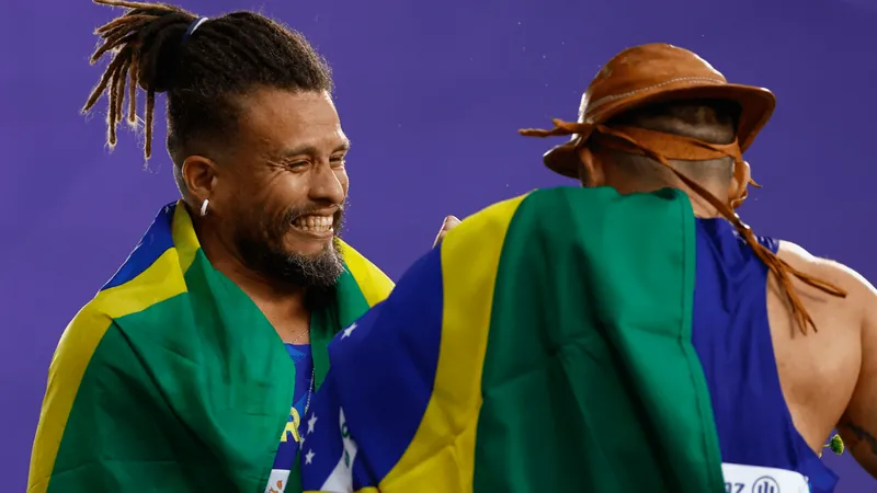 Ricardo Gomes é ouro nos 100m classe T37; Petrúcio é tricampeão na classe T47 em Paris