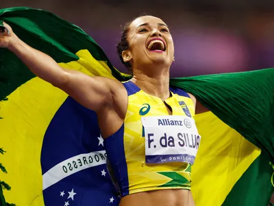 Brasil conquista dobradinha na prova dos 400m classe T47 na Paralimpíada de Paris