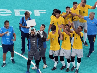 Brasil empata com a China em 0 a 0 e vai enfrentar a Argentina na semifinal do futebol de cegos