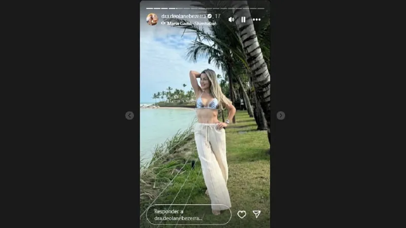 Deolane Bezerra postou vídeos em resort de luxo um dia antes de ser presa